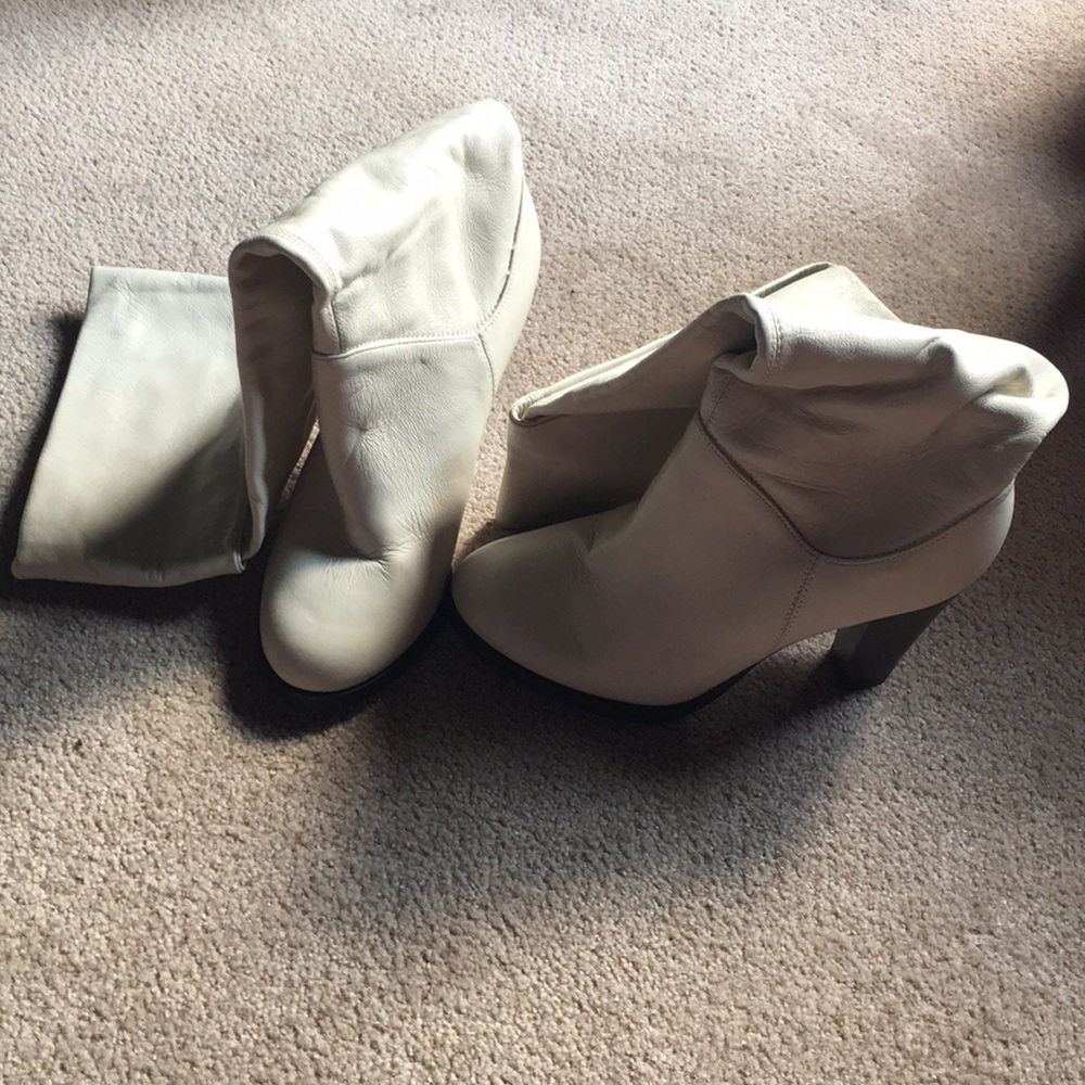 Colin Stuart white boots